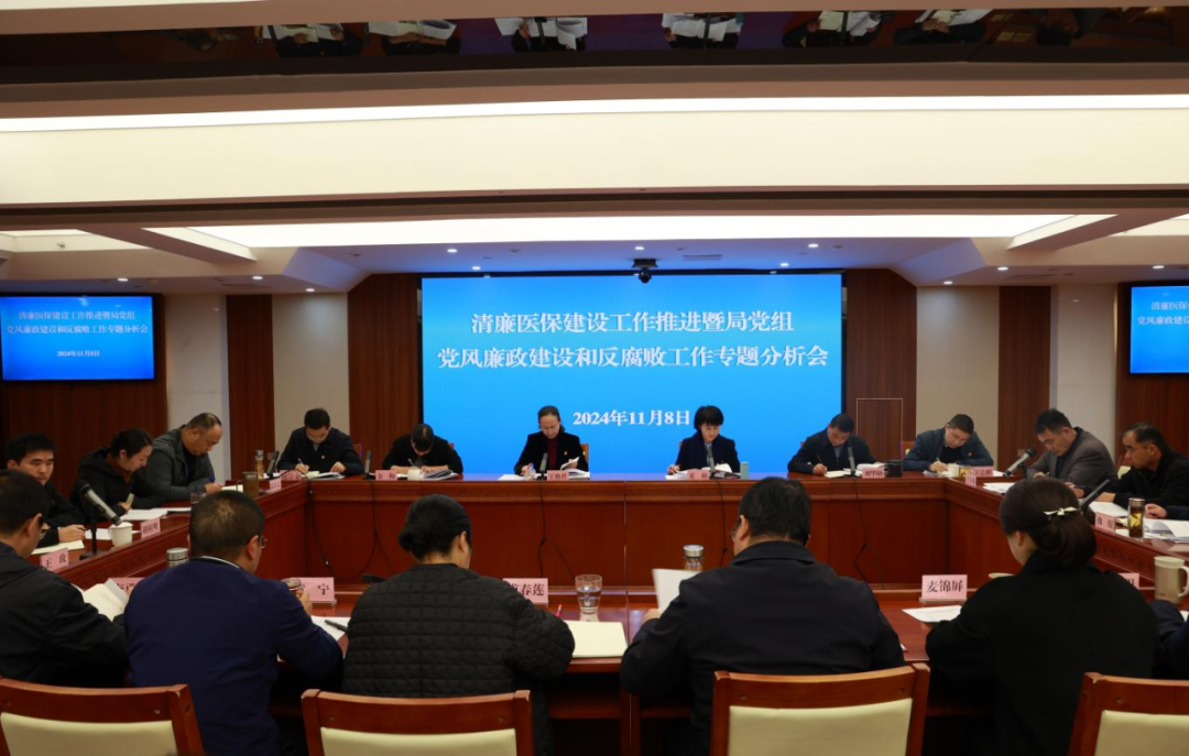 爱爱视频
召开清廉医保建设工作推进暨局党组党风廉政建设和反腐败工作专题分析会议