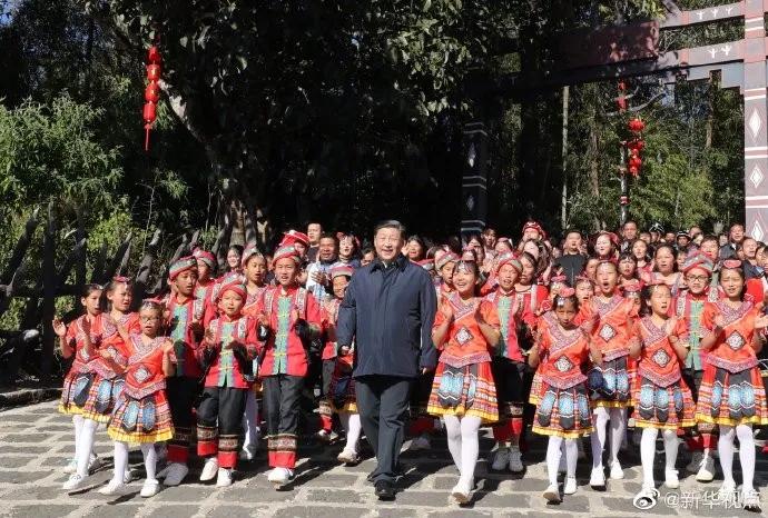 习近平春节前夕赴云南看望慰问各族干部群众 向全国各族人民致以美好的新春祝福